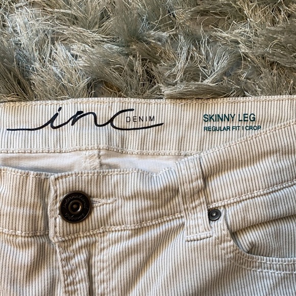 INC Denim Skinny Crop - Picture 6 of 7